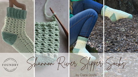 Shannon River Slipper Socks by Ciara Doyle