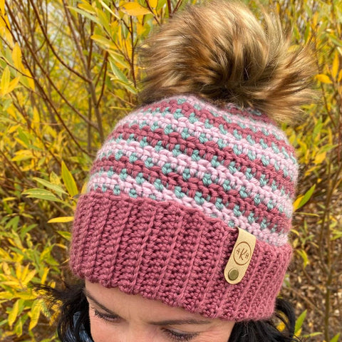 The Jax Beanie is fantastic unisex hat that has gorgeous subtle texture and full of colour.