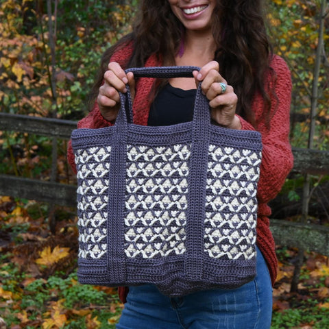 Traverse Tote Crochet pattern by Blazenka Simic-Boro