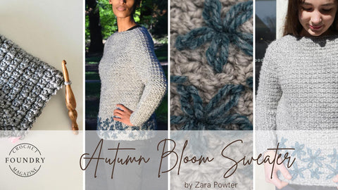 Autumn Bloom Sweater by Zara Powter